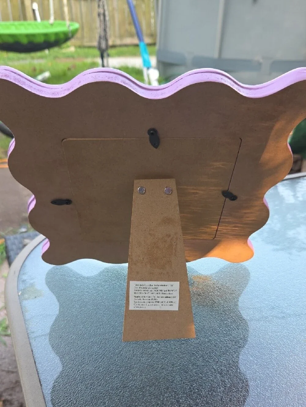 Bonus Mom Lavender Scalloped Photo Frame